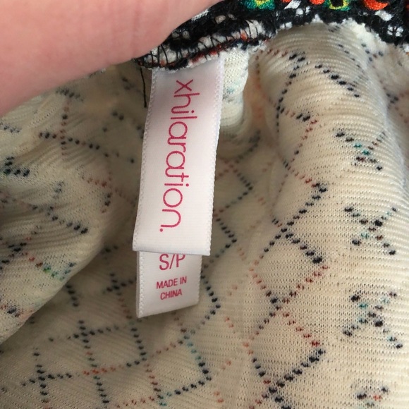 Xhileration Aztec Print Skirt Elastic Waist - Picture 2 of 6